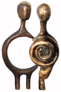 Sculpture in Bronze Size: h 23 cm